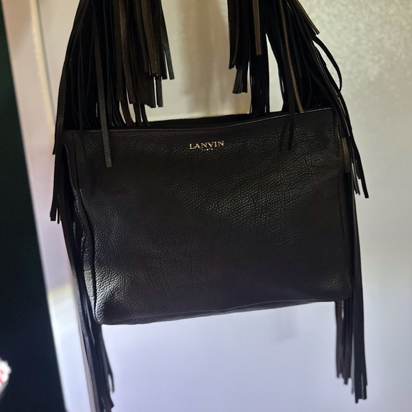 Lanvin Small Tribale Bag black with gold. - Picture 4 of 15
